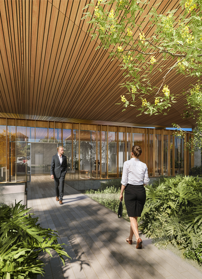 Passarela de pedestres pela Rua Iguatemi